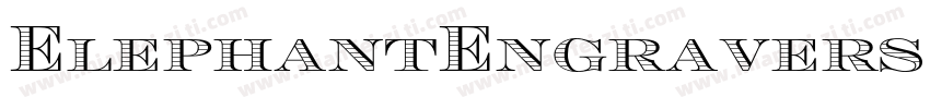ElephantEngravers MT字体转换